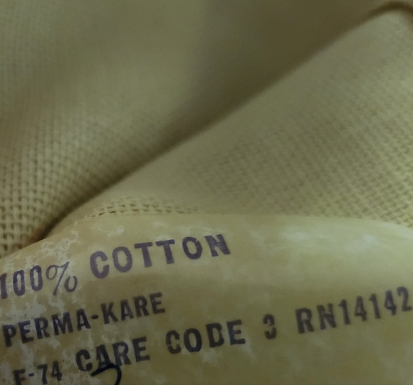 PERMA-KARE Fabric 100% Cotton Approx 60" x 53" VTG - Picture 1 of 4